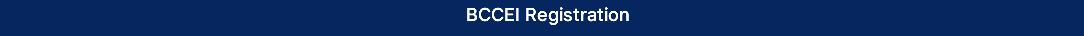 BCCEI Registration
