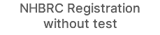 NHBRC Registration without test