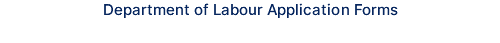Department of Labour Application Forms