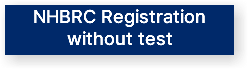 NHBRC Registration without test